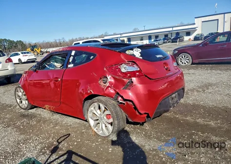 2013 Hyundai Veloster из США, поврежденный, VIN KMHTC6AD3DU150638
